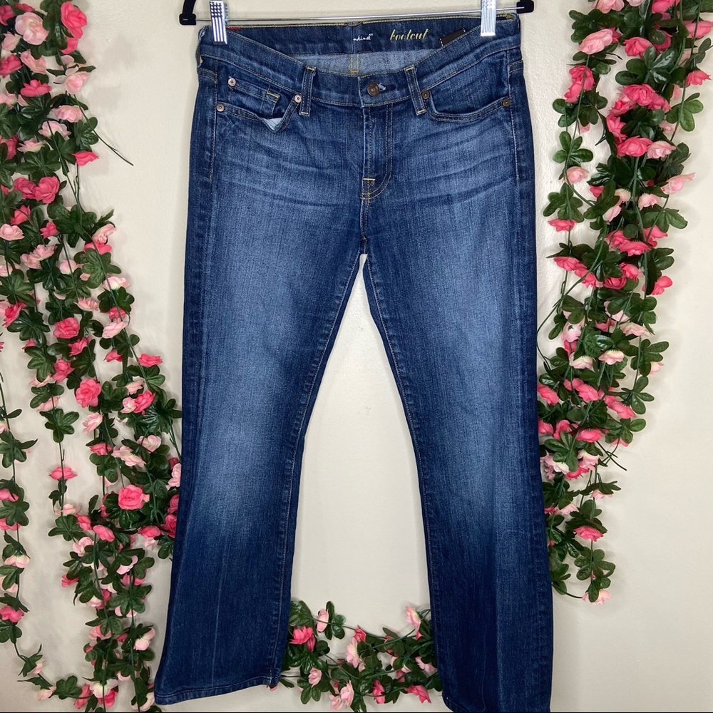 7 For All Mankind Bootcut Stretch Jeans Women’s Size 29 Medium Wash Classic 🌹